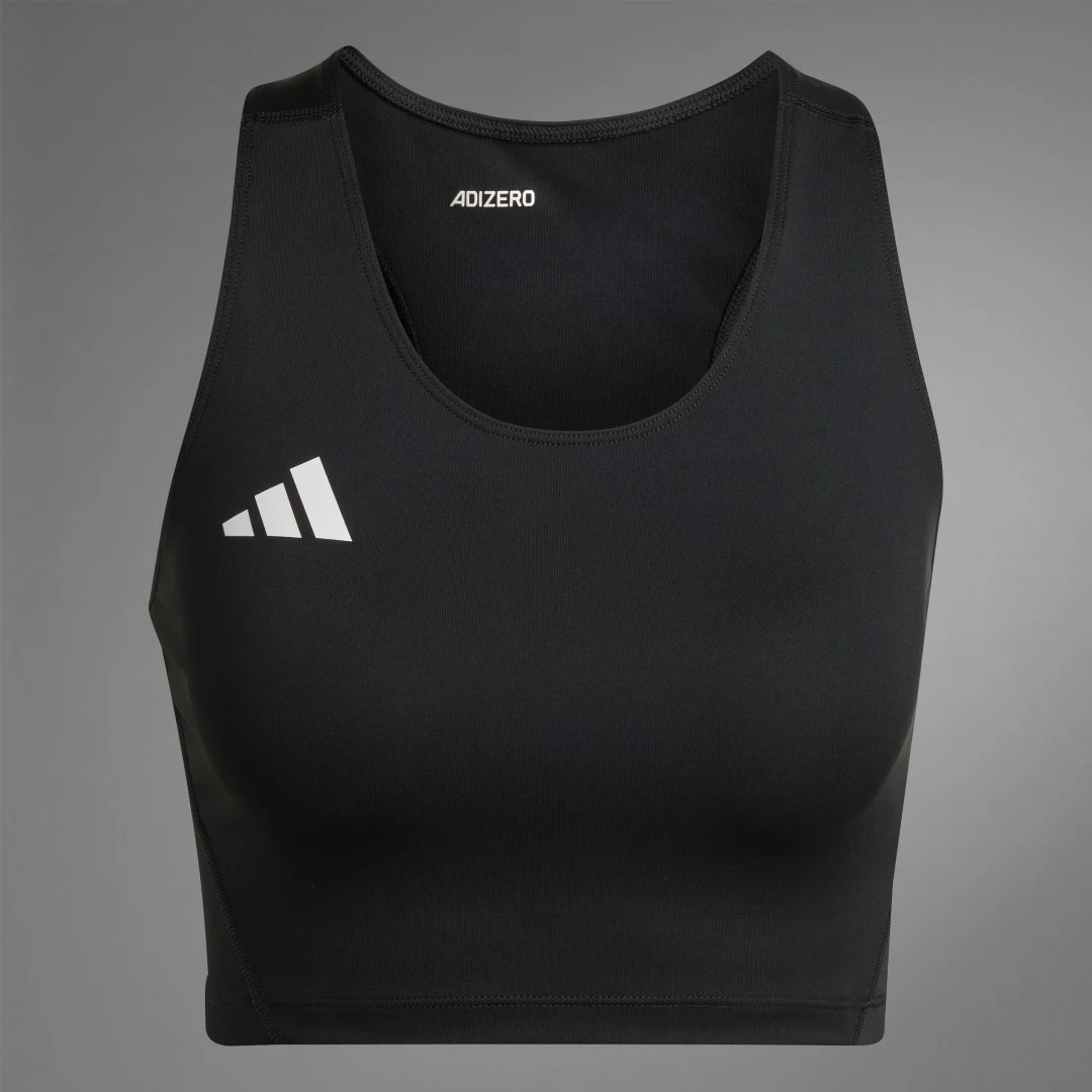 adidas Playera Corta de Running Adizero Essentials Negro – Mujer