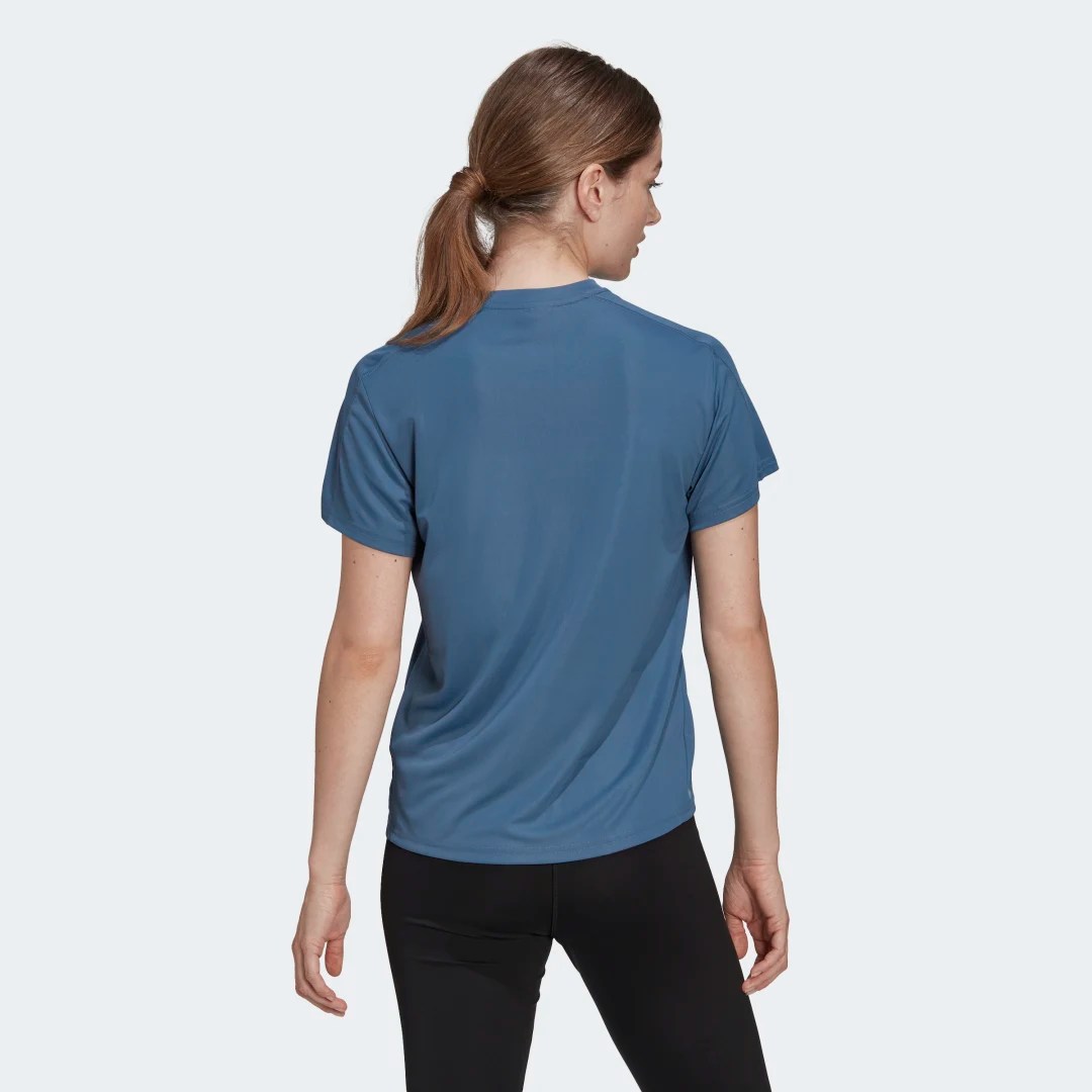 adidas Playera de Running Run It Wonder Steel – Mujer