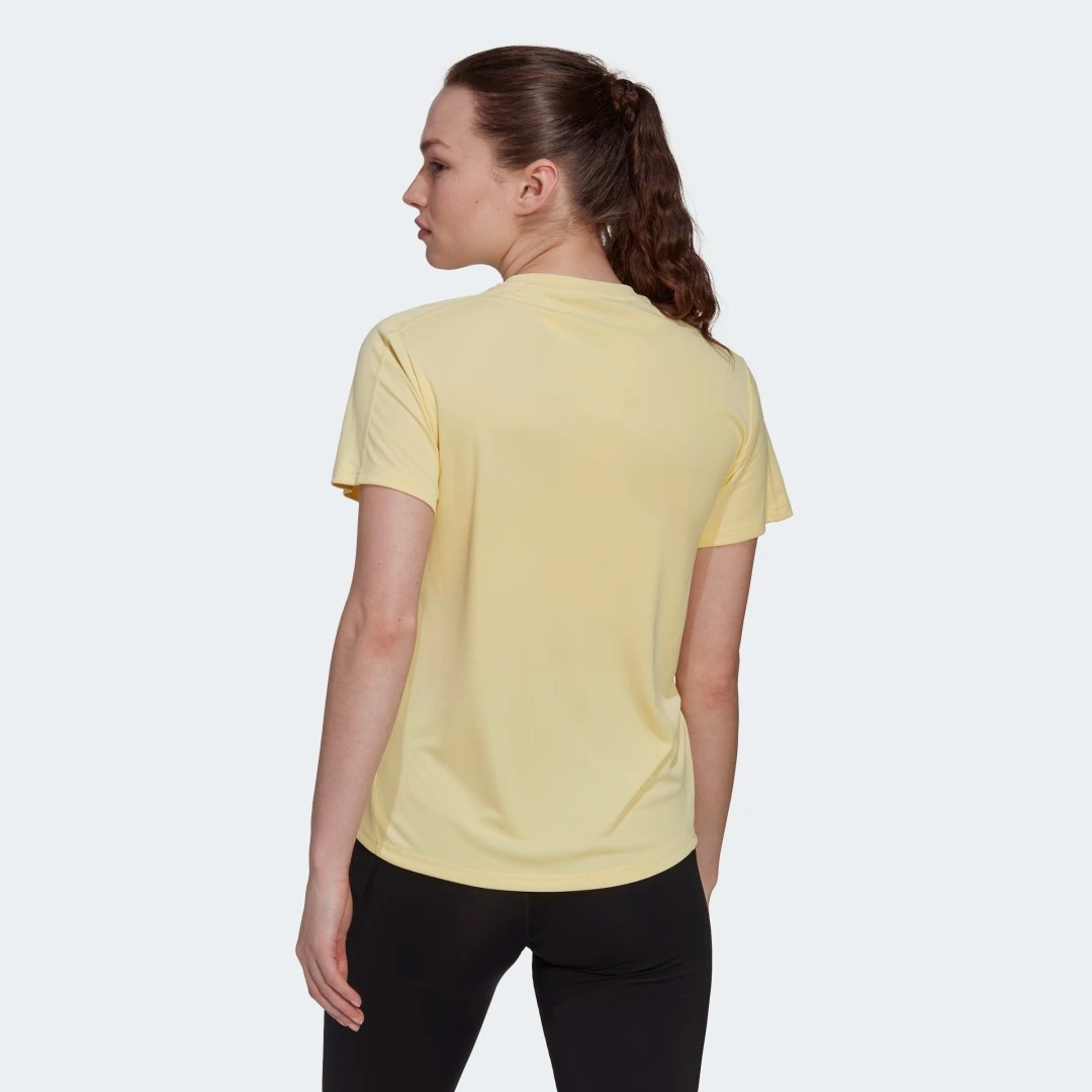 adidas Playera de Running Run It Almost Amarillo – Mujer