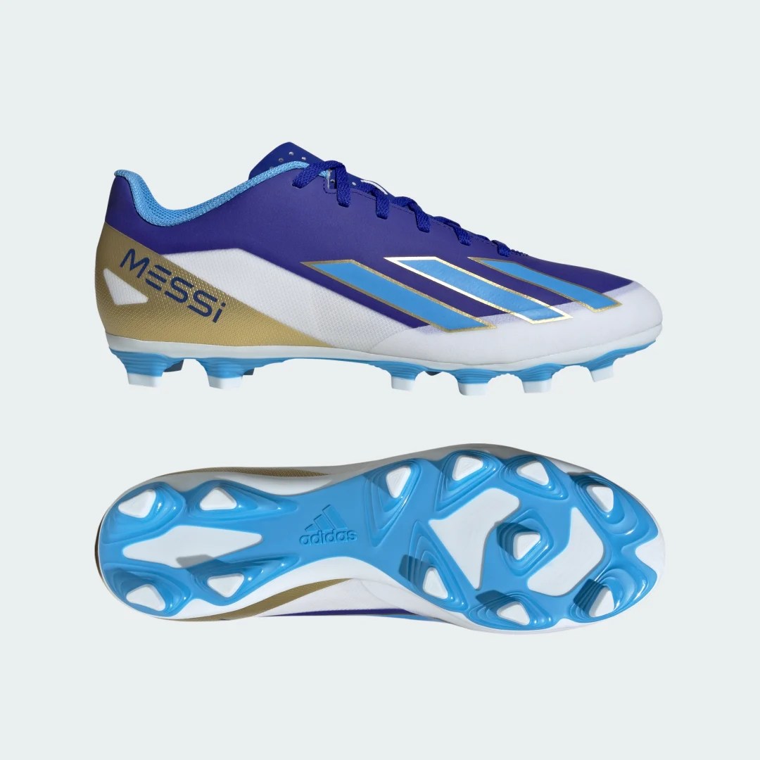 adidas Calzado de Fútbol X Crazyfast Messi Club Multiterreno Lucid Azul – Unisex