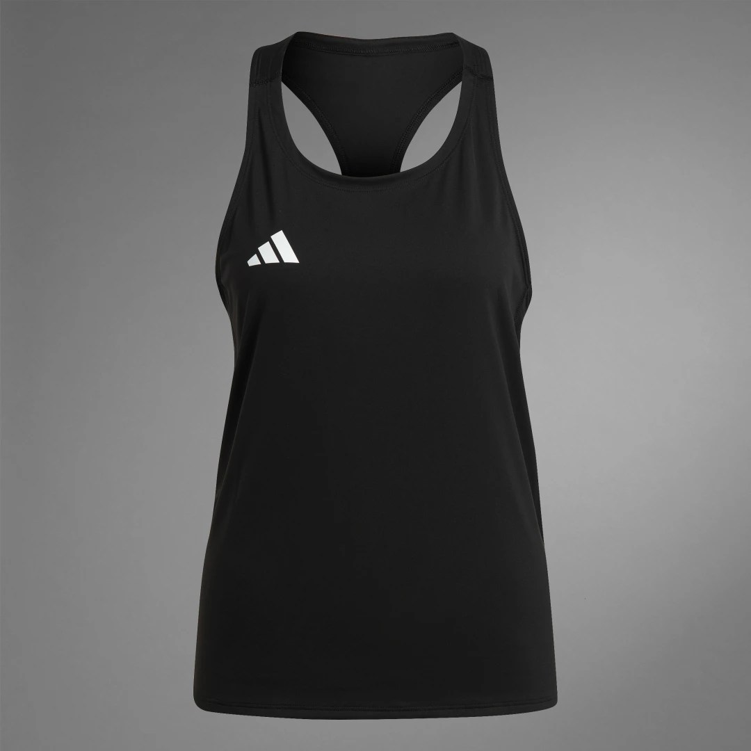 adidas Playera Sin Mangas de Running Adizero Essentials Negro – Mujer