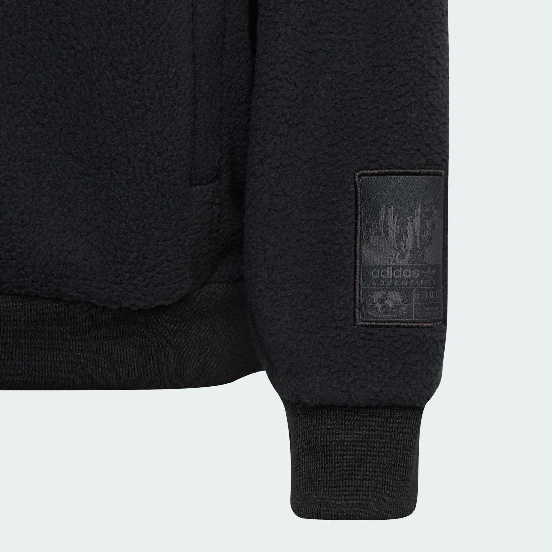 adidas Sudadera Con Gorro Adidas Adventure Negro – Niño