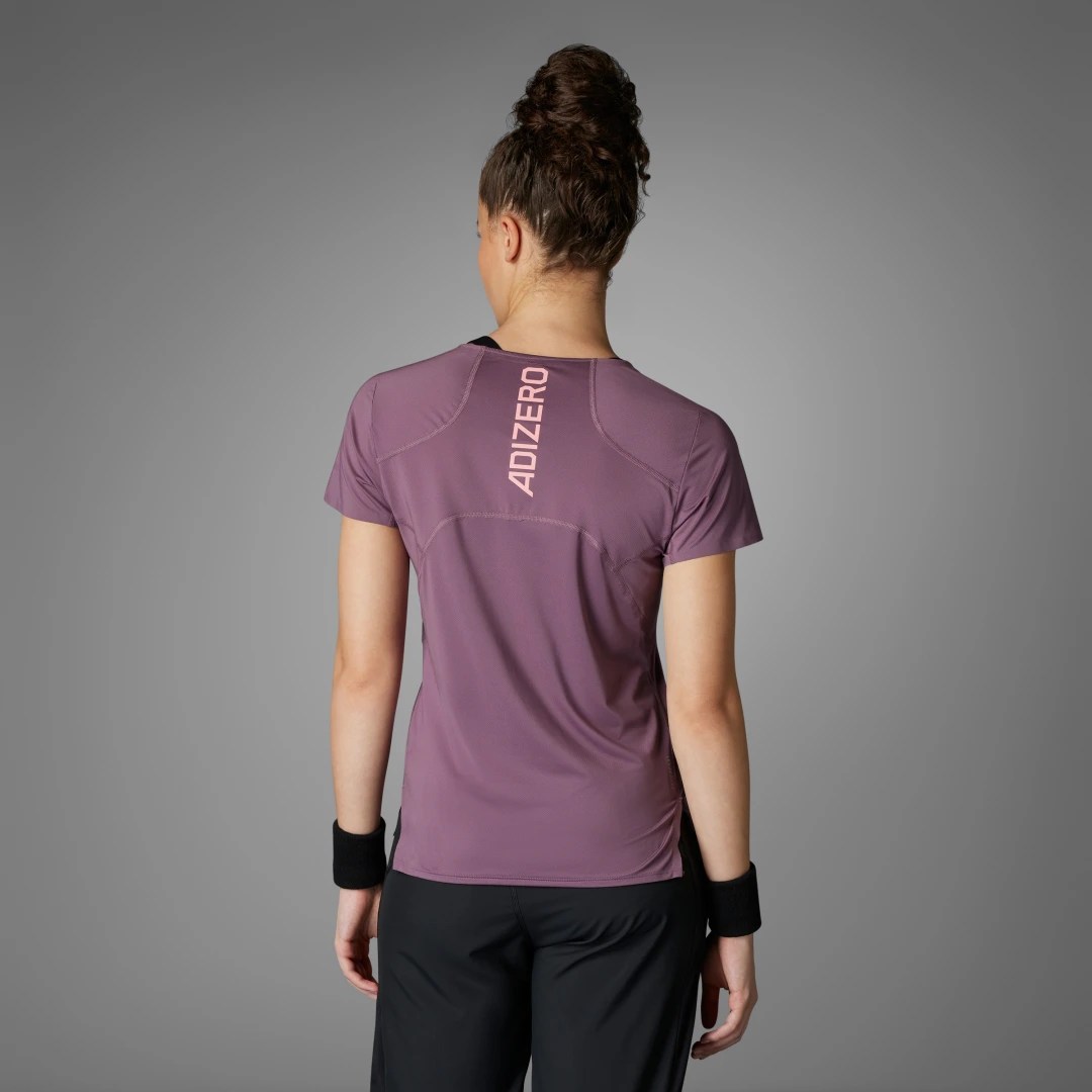 adidas Playera Adizero Running Shadow Fig – Mujer