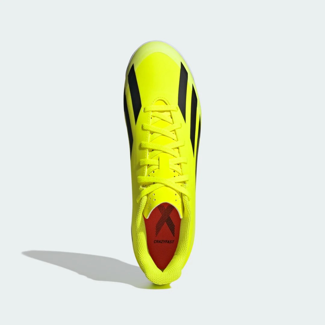 adidas Calzado de Fútbol X Crazyfast Club Cancha Cubierta Team Solar Amarillo 2 – Unisex