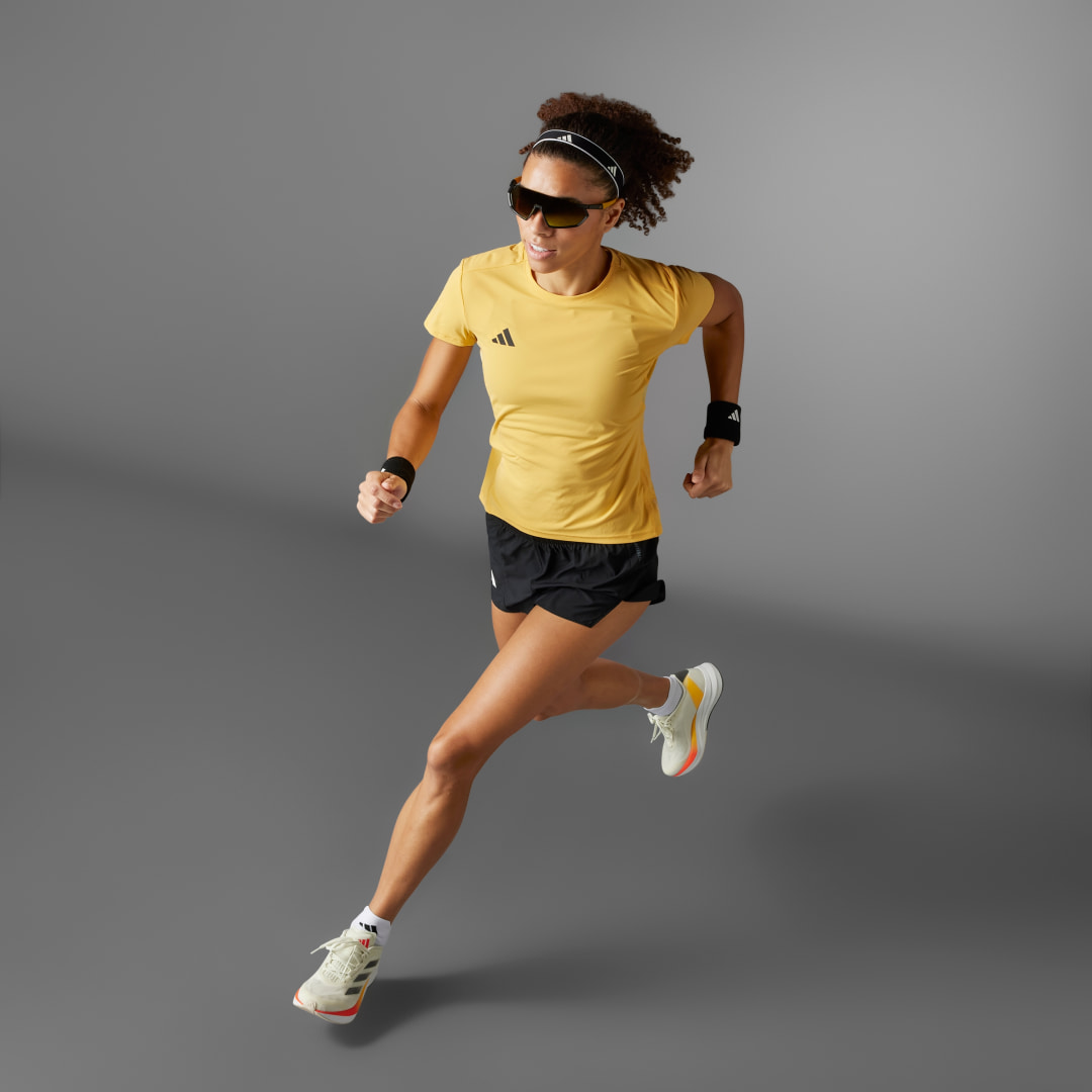 adidas Playera de Running Adizero Essentials Semi Spark – Mujer