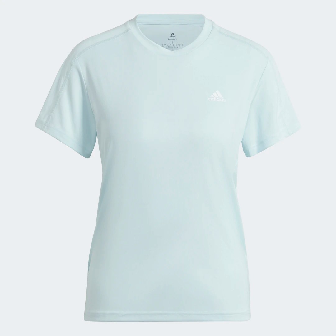 adidas Playera de Running Run It Almost Azul – Mujer