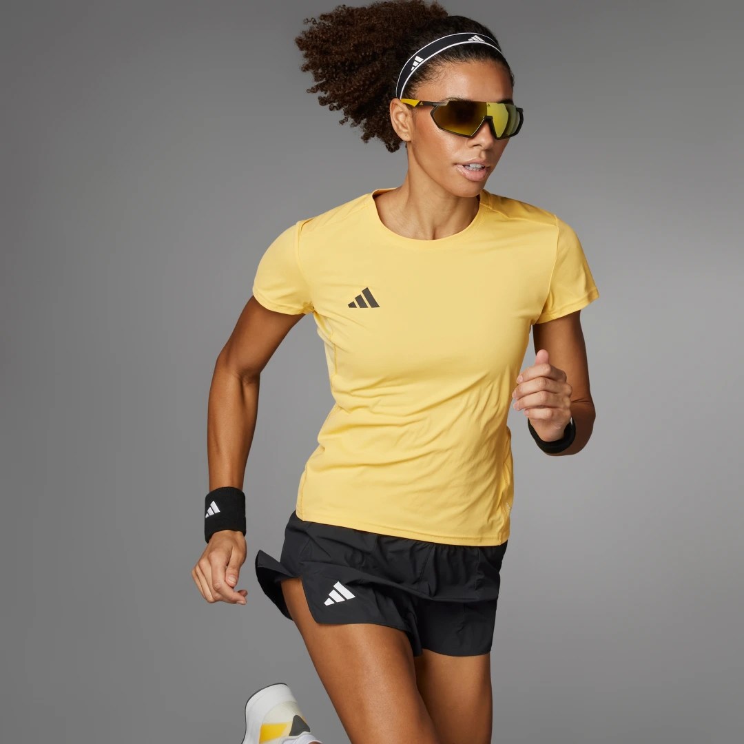 adidas Playera de Running Adizero Essentials Semi Spark – Mujer