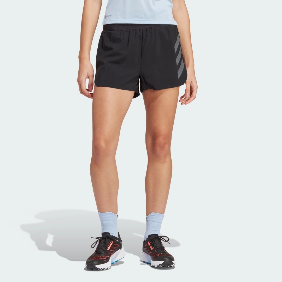 adidas Shorts de Trail Running Terrex Agravic Negro – Mujer
