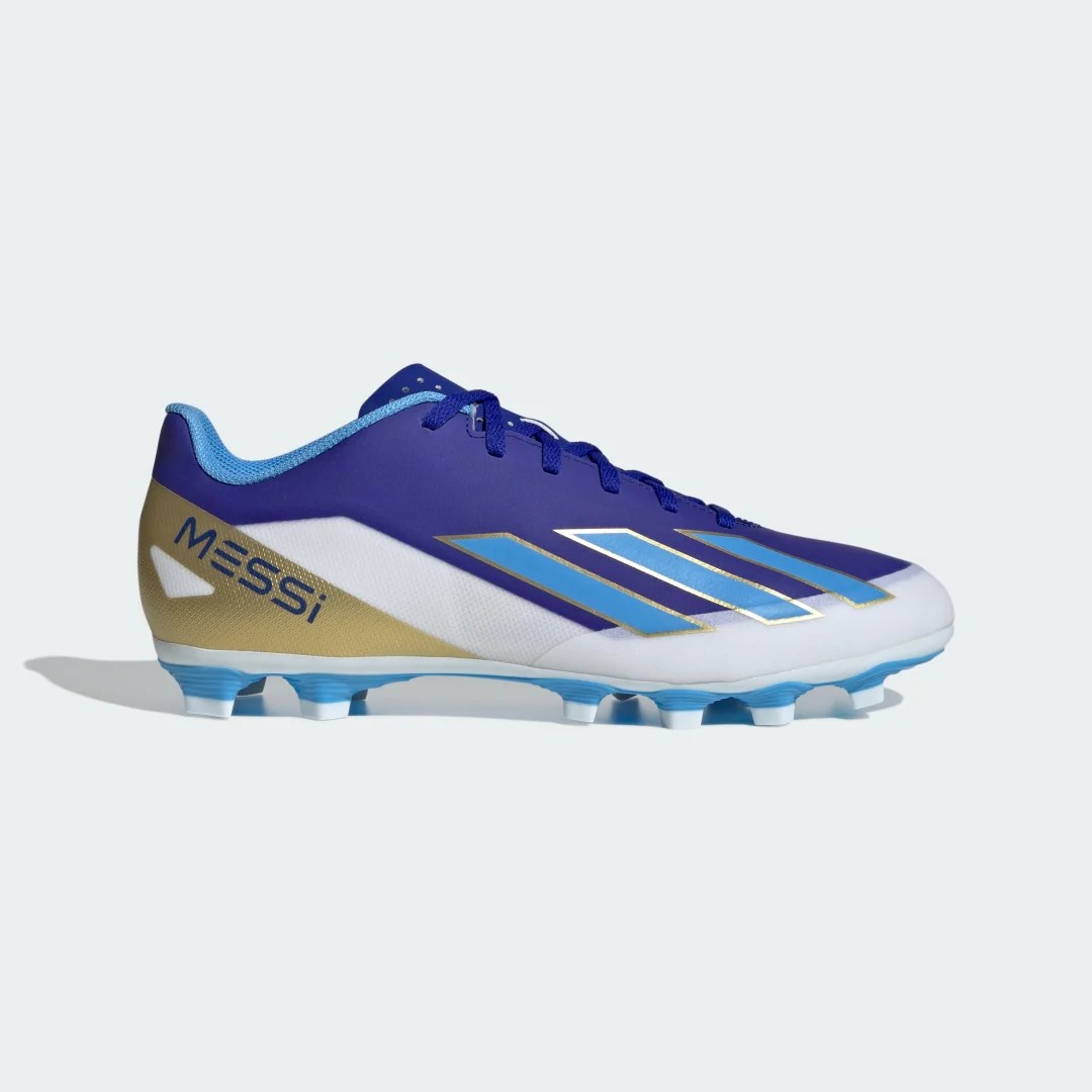 adidas Calzado de Fútbol X Crazyfast Messi Club Multiterreno Lucid Azul – Unisex