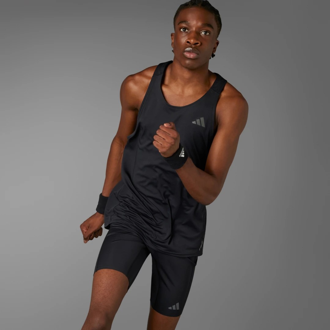 adidas Mallas Cortas de Running Adizero Negro – Hombre