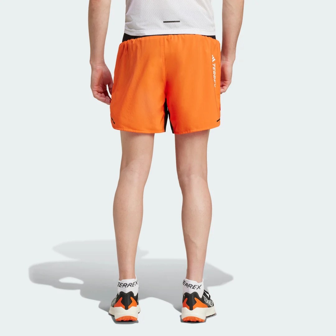 adidas Shorts de Trail Running Terrex Agravic Semi Impact Naranja – Hombre