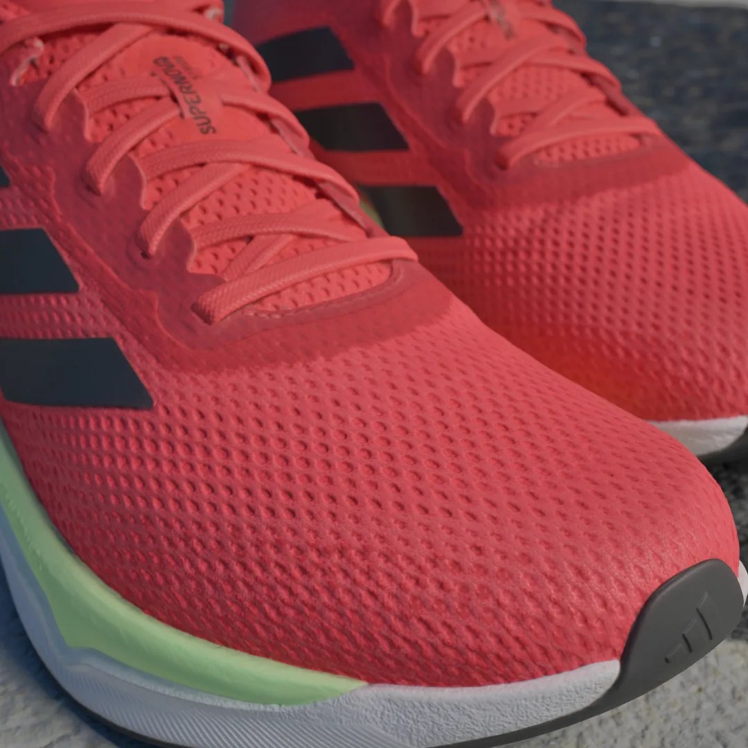 adidas Tenis de Running Supernova Stride Bright Rojo – Unisex