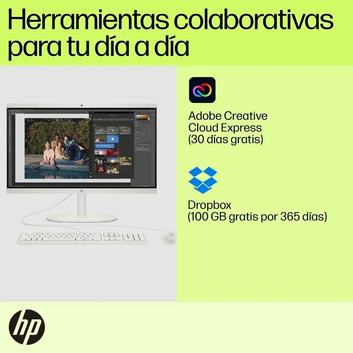 HP All-in-One Desktop 22-dg0000la, Windows 11 Home Single Language, 21.5″, Intel® Core™ i3, 8GB RAM, 512GB SSD, FHD