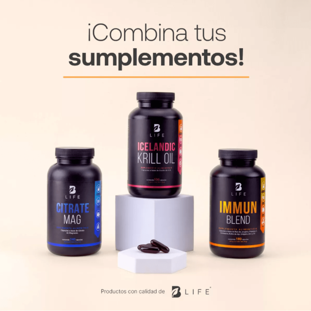 Aceite De Krill 150 Caps 1000mg Astaxantina Epa Dha B Life