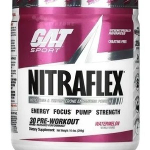 Pre Entreno Gat Nitraflex 300g 30 Servicios Los Sabore Sabor Sandía Pre Entreno Gat Nitraflex 300g 30 Servicios Los Sabore Sabor Sandía