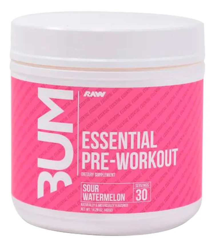 Pre Entreno Cbum Essential Pwo Raw Nutrition 30 Servicios Sabor Orange