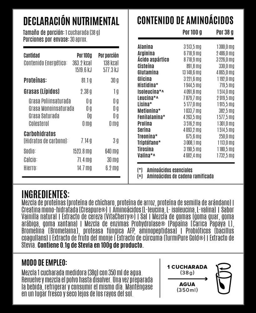 Birdman Falcon Performance Proteina Vegetal Premium 1.140 Kg Sabor Golden Vainilla
