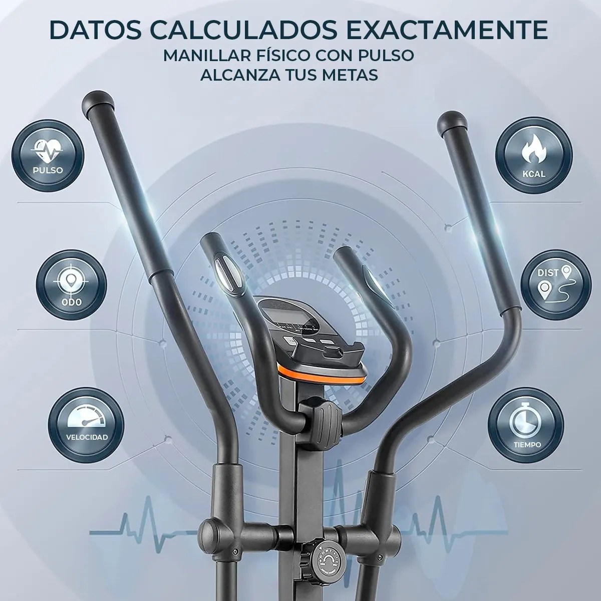 Bicicleta Eliptica Ejercicio Hogar Magnetica 16 Niveles