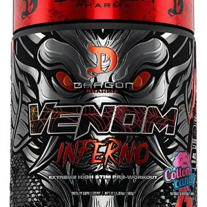 Pre Entreno Dragon Pharma Venom Inferno 40 Servs Extreme Sabor Cotton candy Pre Entreno Dragon Pharma Venom Inferno 40 Servs Extreme Sabor Cotton candy
