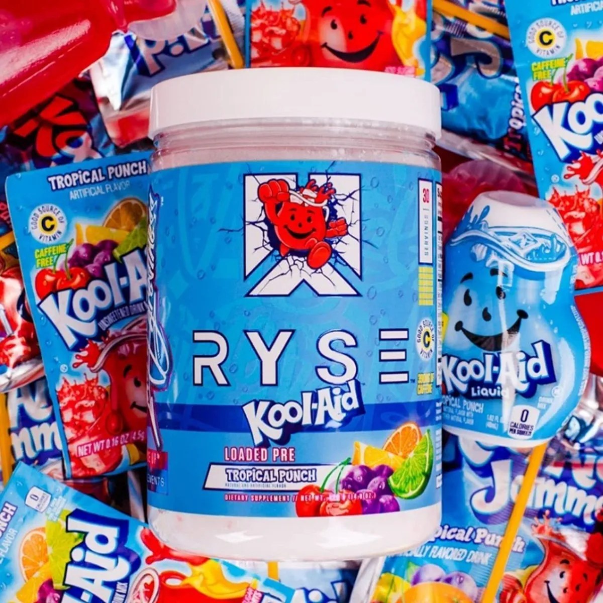 Ryse Kool Aid Pre Workout 30 Servicios Pre Entreno Sabor Kool-aid