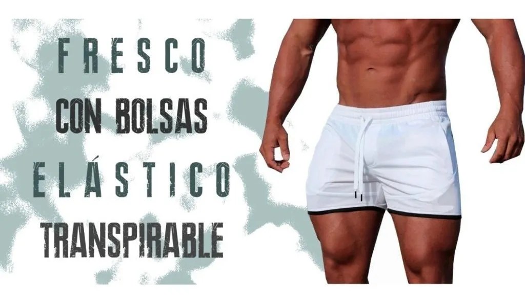 Short Deportivo Gym Transpirable