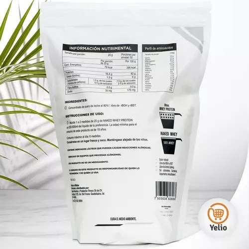 Proteina Kardagar Naked Whey Baja En Carbohidratos 1kg Sabor Sin Sabor