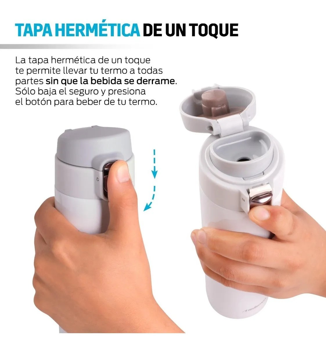 Redlemon Termo para Café de Acero Inoxidable 420 ml 2 Piezas, Set de 2 Vasos Térmicos de Doble Pared con Tapa Hermética