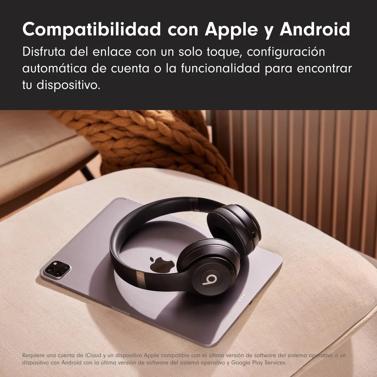 Audífonos inalámbricos Beats Solo 4 – Negro mate