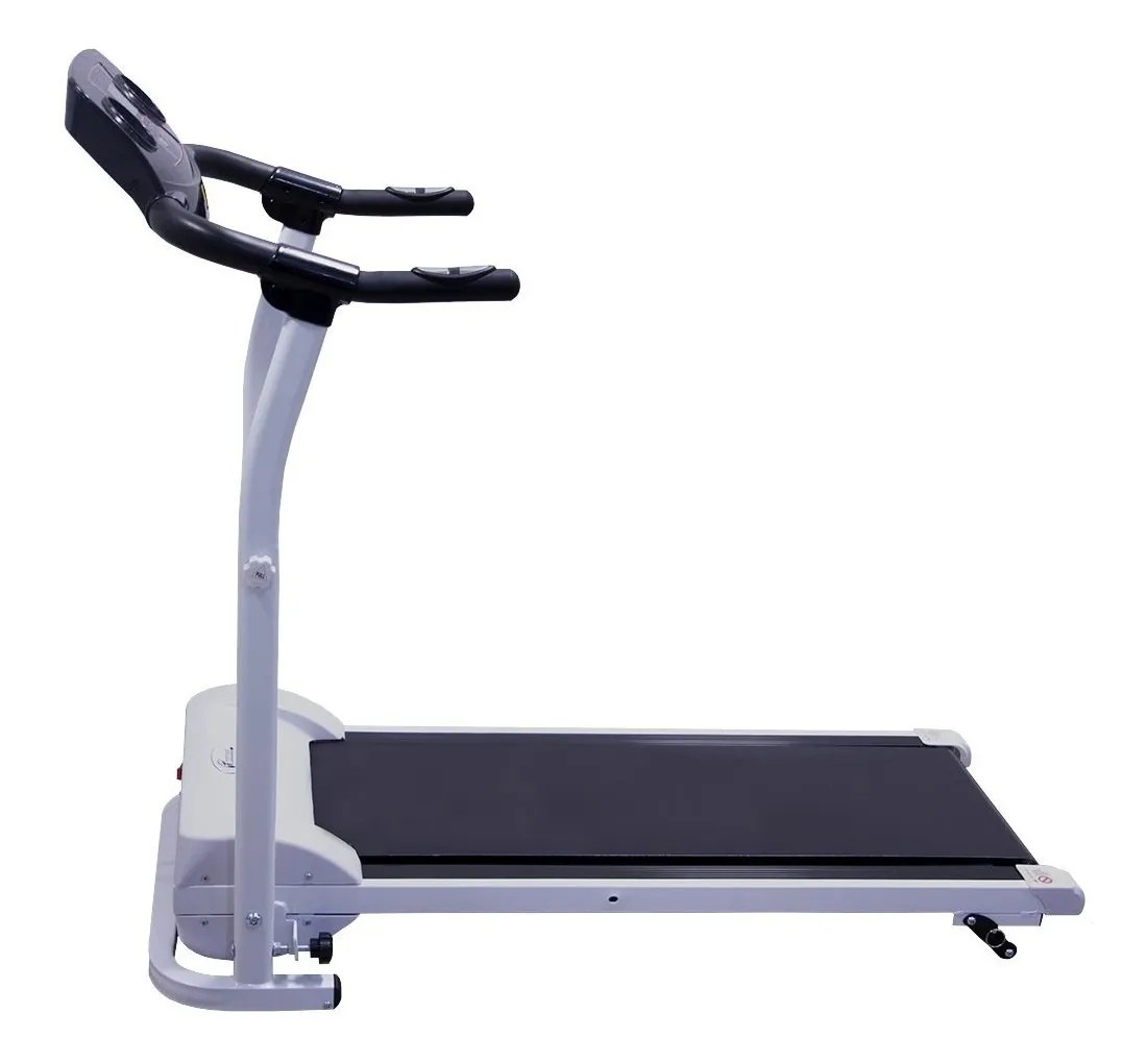Caminadora Electrica 1.75hp Plegable Centurfit App Gym Color Blanco/Negro