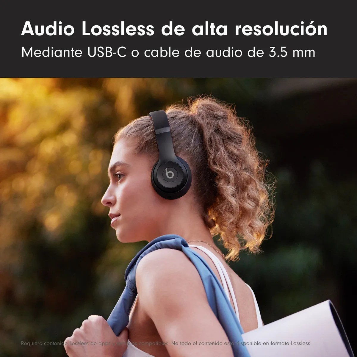 Audífonos inalámbricos Beats Solo 4 – Negro mate