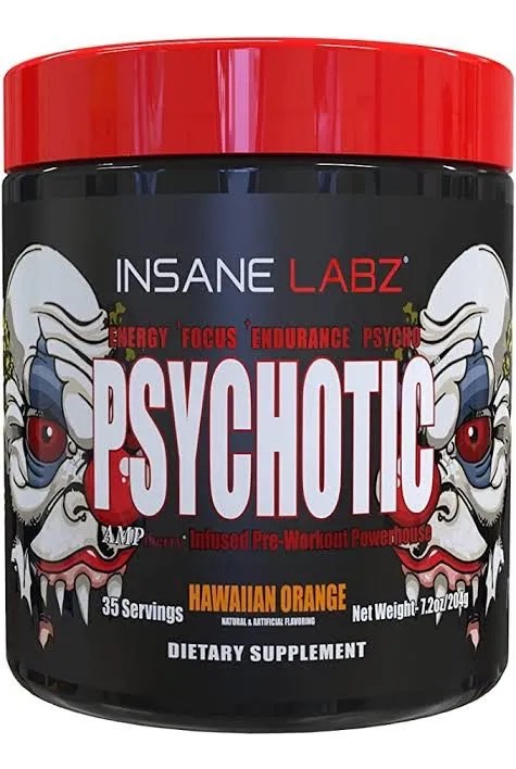Pre Entreno Psychotic Insane Labz 35 Servs – Peach Mango
