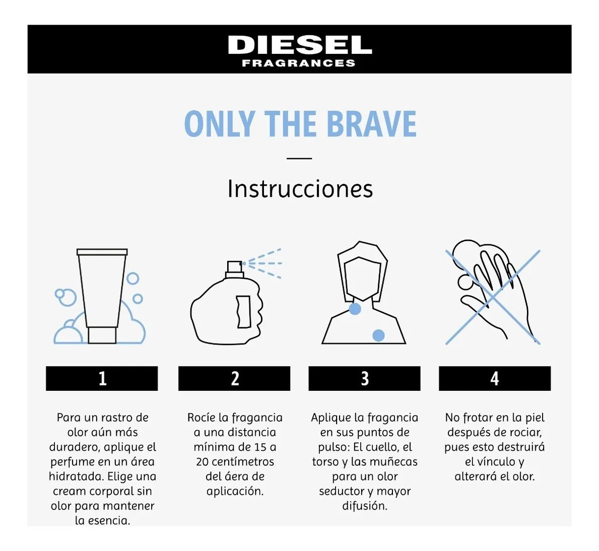 Perfume Diesel Only The Brave Eau De Toilette Spray 125ml