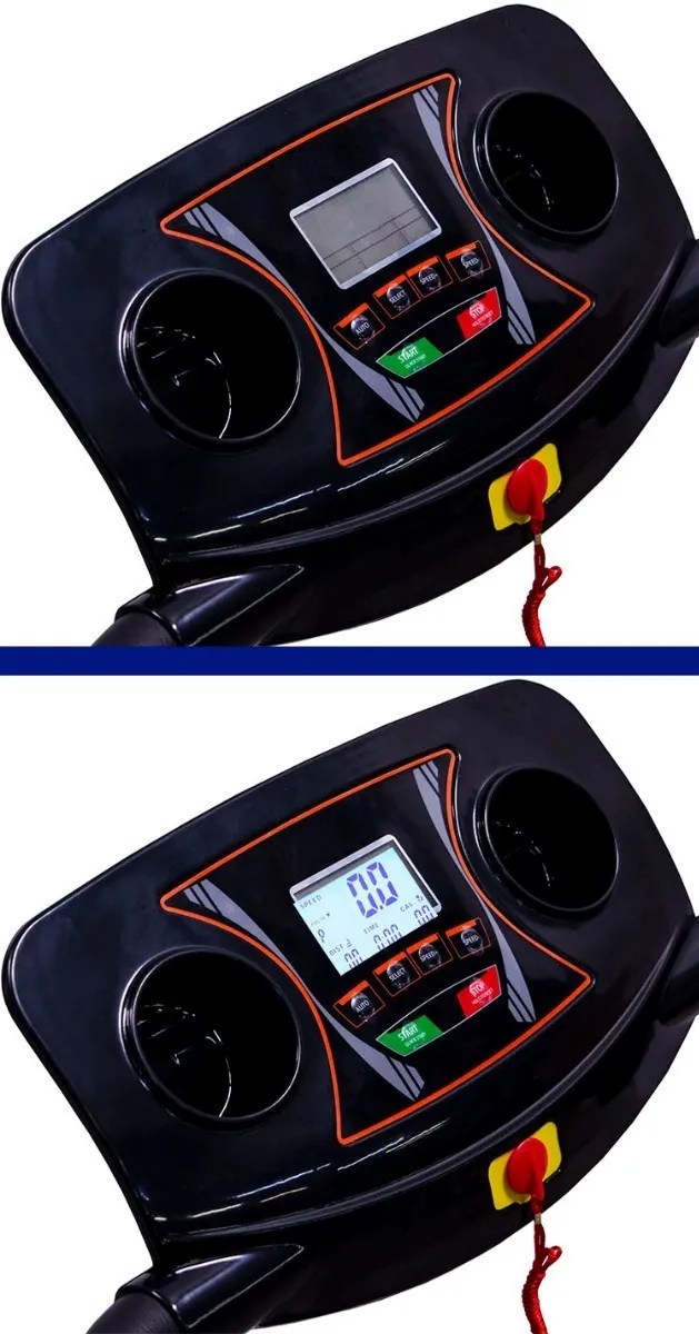 Caminadora Electrica 1.75hp Plegable Centurfit App Gym Color Blanco/Negro