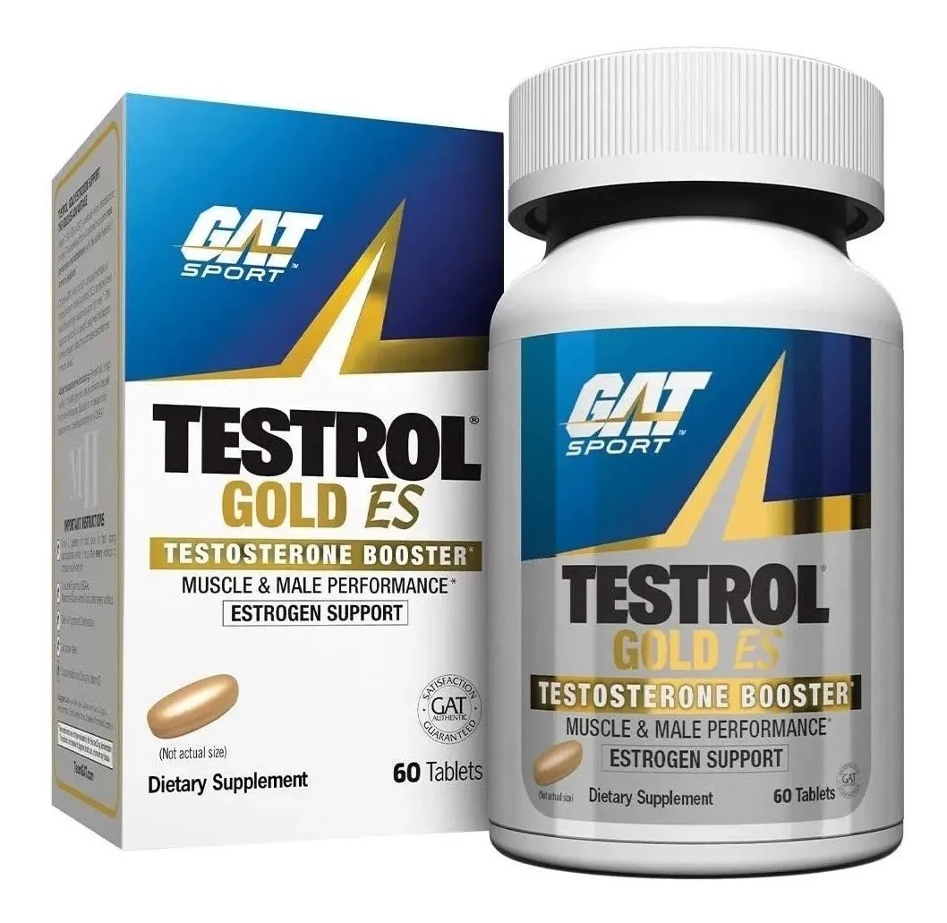 Testrol Gold Es 60 Tabletas 90gr Testosterone Booster Gat Sport