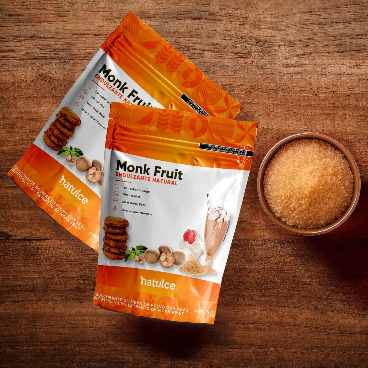Natulce Monk Fruit endulzante keto fruto del monje 1kg