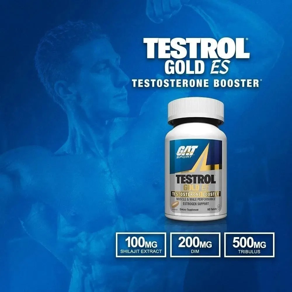 Testrol Gold Es 60 Tabletas 90gr Testosterone Booster Gat Sport
