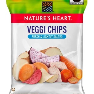 Bolsa Papas Nature’s Heart Veggi Chips Saludables De 142g Bolsa Papas Nature’s Heart Veggi Chips Saludables De 142g