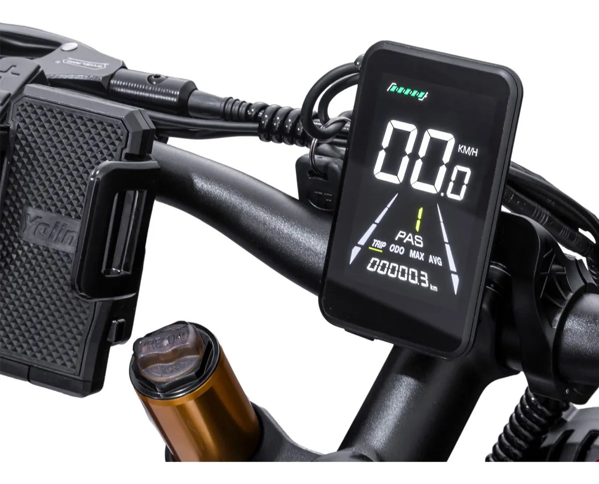 Bicicleta Eléctrica De Montaña Moboss Xf40 Doble Motor 1000w Color Negro