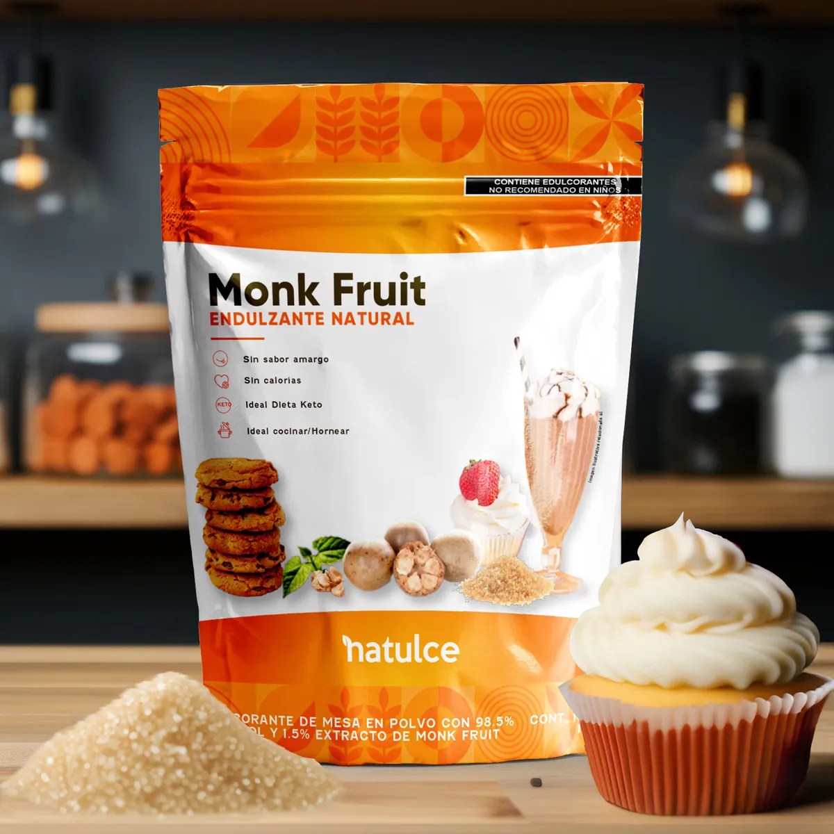Natulce Monk Fruit endulzante keto fruto del monje 1kg