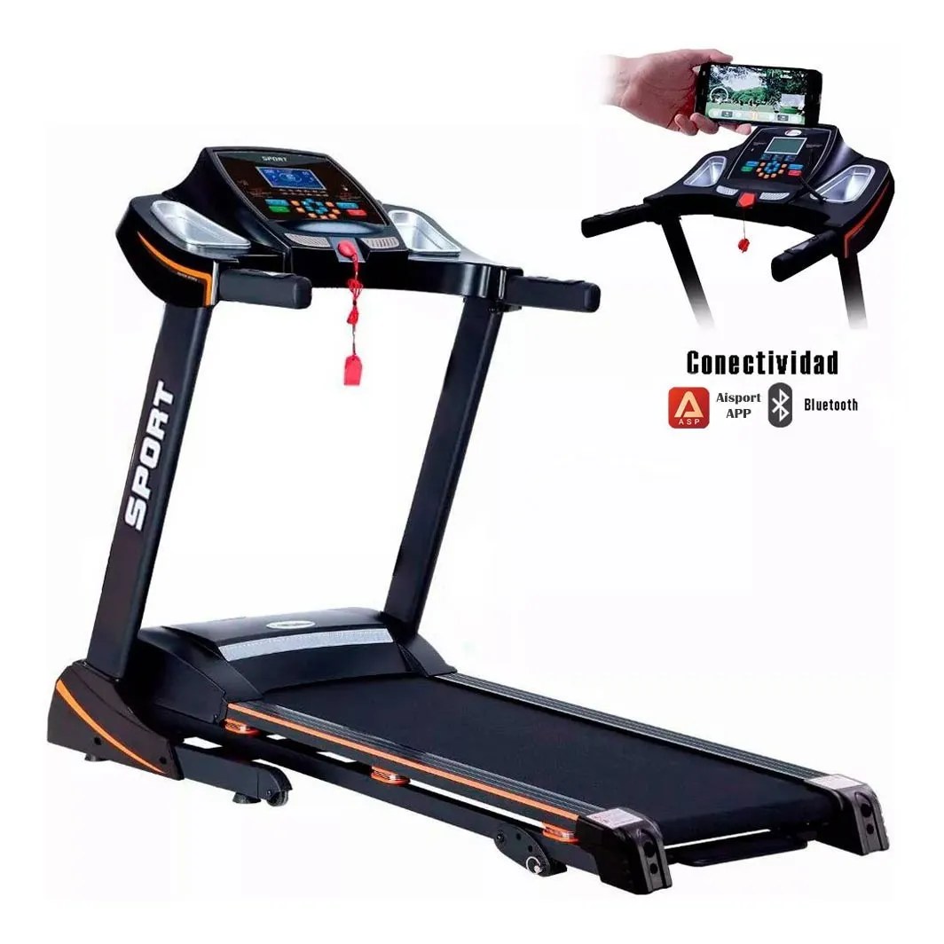 Caminadora Electrica Profesional Centurfit 2.5hp Plegable Color Negro