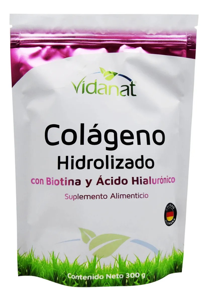 Colageno Hidrolizado Puro, Biotina, Acido Hialurónico 300 Gr Sin Sabor