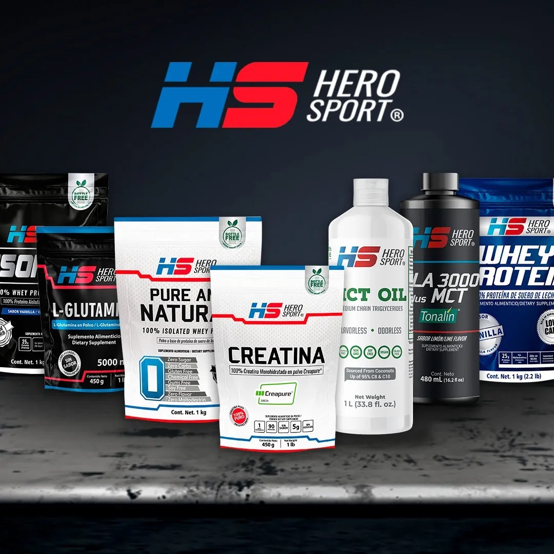 Hero Sport L-glutamina En Polvo 5000mg 450g