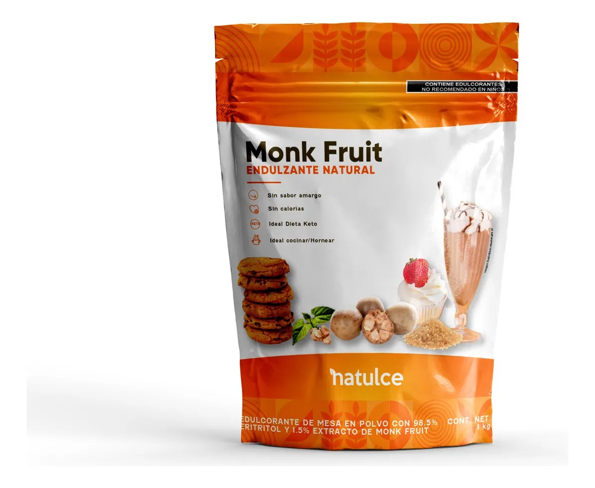 Natulce Monk Fruit endulzante keto fruto del monje 1kg