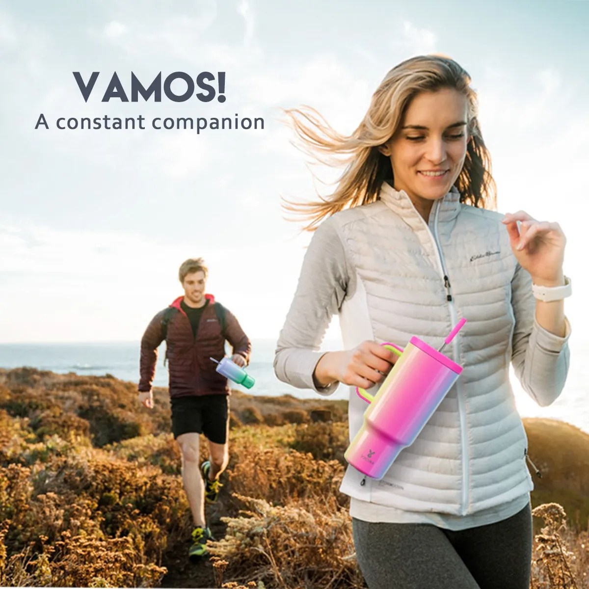 Meoky Vaso Térmico De Acero Inoxidable Con Calor/frí 40oz