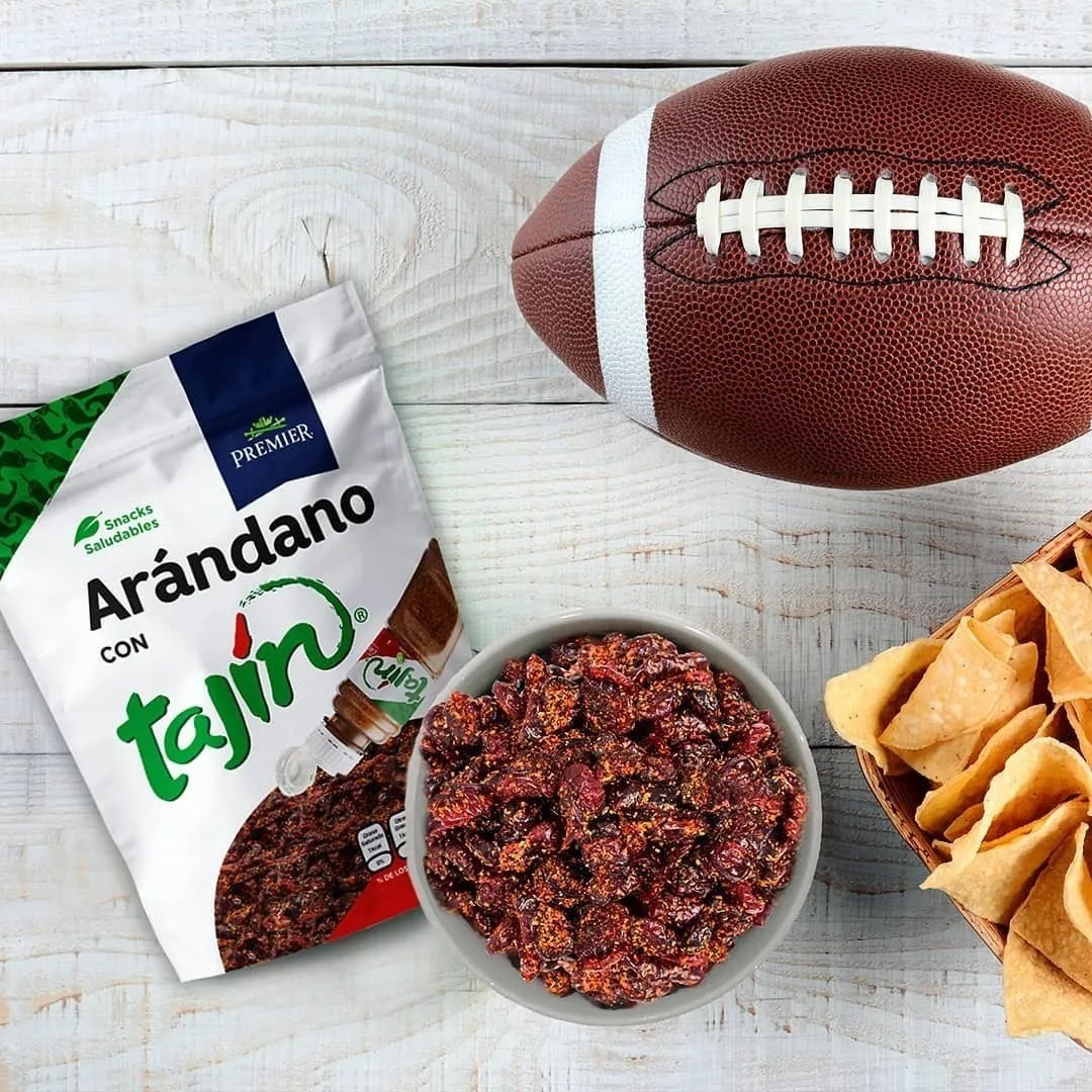 Arándano Enchilado Con Tajin 1kg Premier Snacks Saludable