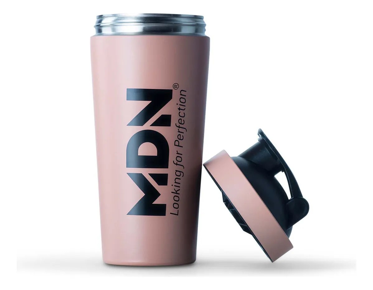 Vaso Shaker Aluminio Mdn Sports Mezclador De Proteína de 750ml.