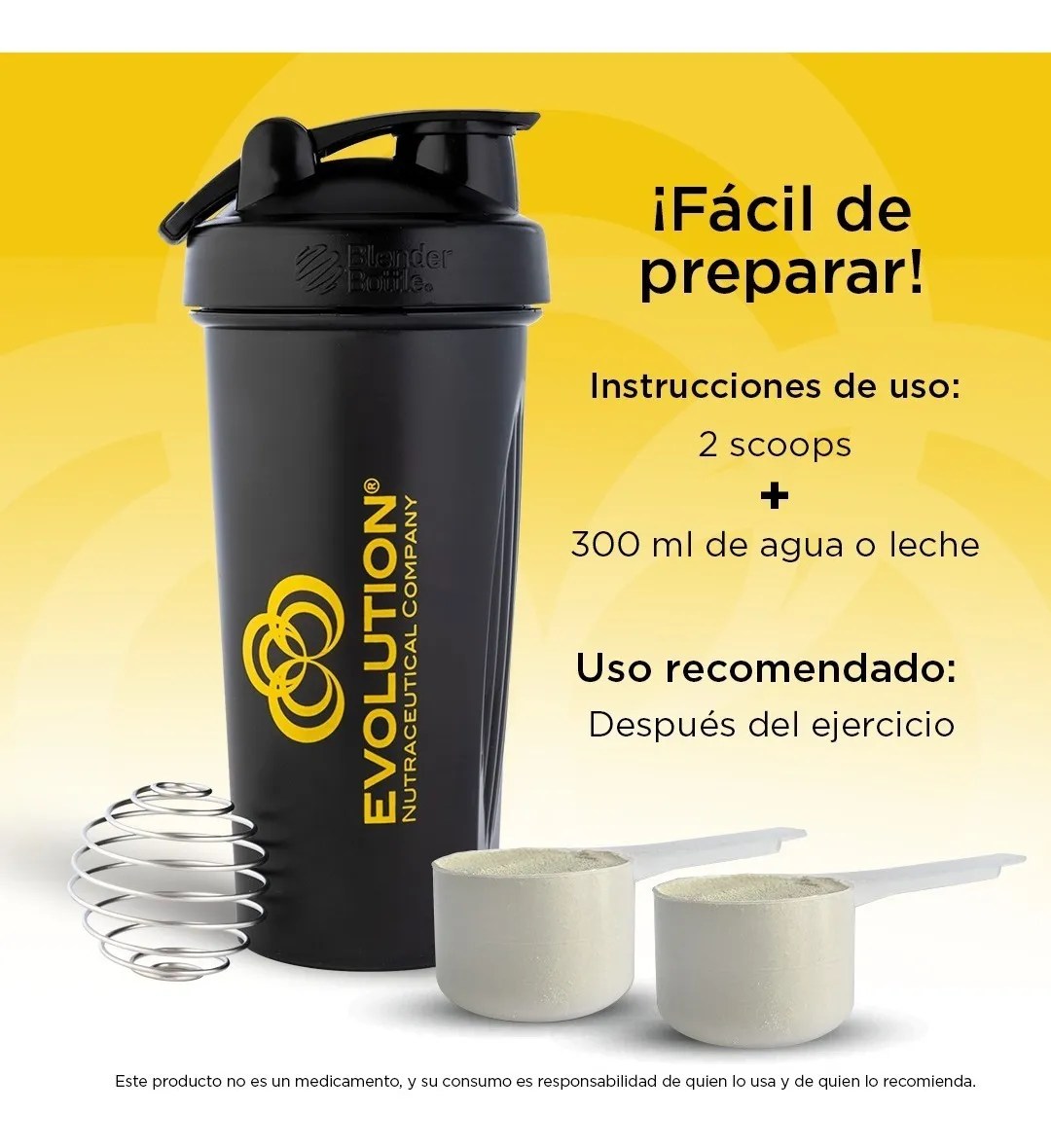 Evolution Wp100 Proteína de Suero de Leche, 0 Carbs Y 0 Grasas, Bote Natural De 1400g