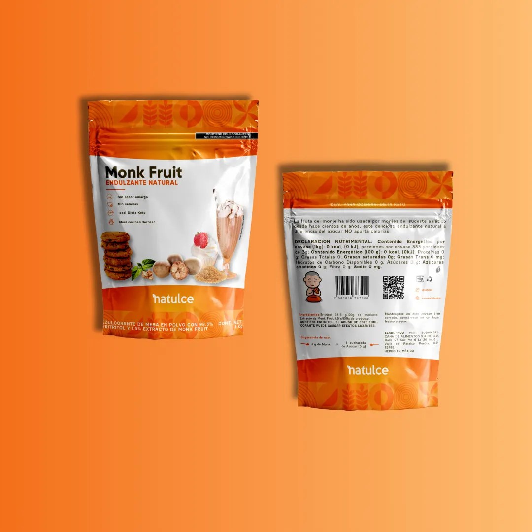 Natulce Monk Fruit endulzante keto fruto del monje 1kg