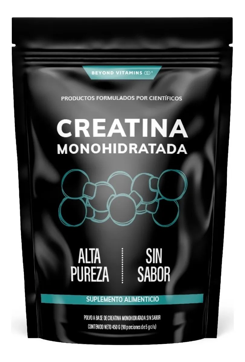 Creatina Monohidratada Micronizada Pura En Polvo 450gr Suplemento Alimenticio