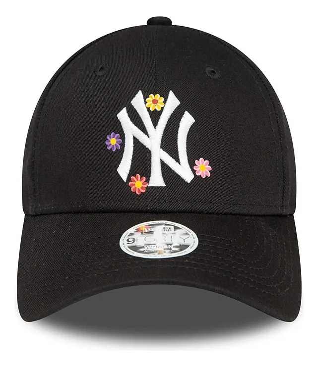 New Era Gorra N Y Yankees Flower 9forty Ajustable Mujer Bl